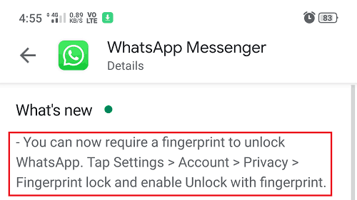 WhatsApp Fingerprint Lock  How To Enable   Quick Guide  2023 - 11