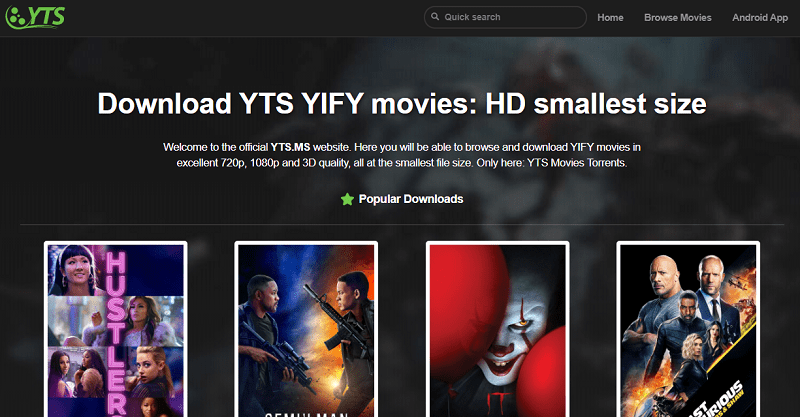 YIFY Proxy %currentyear%: 30+ Free Proxies & Mirror Sites (Updated) 4 YIFY, YTS