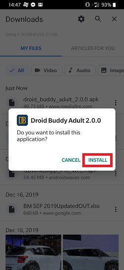 install droid buddy 2