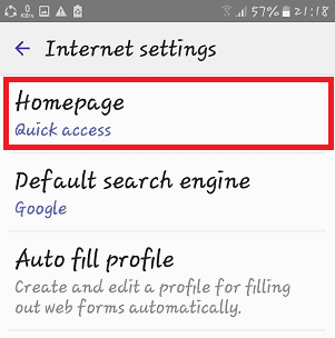 what is content://com.android.browser.home/?
