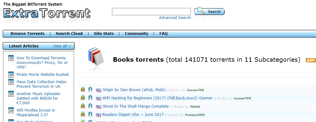 ebook torrent download sites