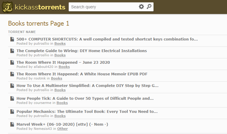 torrent sites for ebooks torrent sites for ebooks