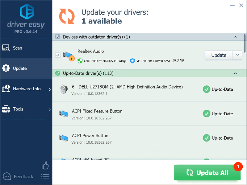 Driver Easy Automatically Driver Updates