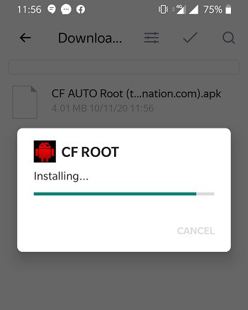 Install CF Auto Root