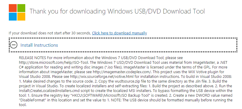 Windows 7 USB Bootable Tool