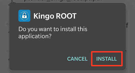 Install KingoRoot Apk