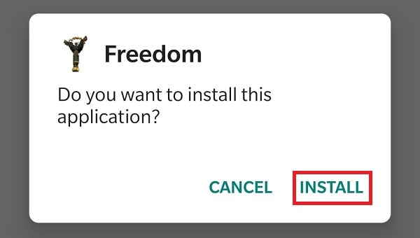 Install Freedom Apk