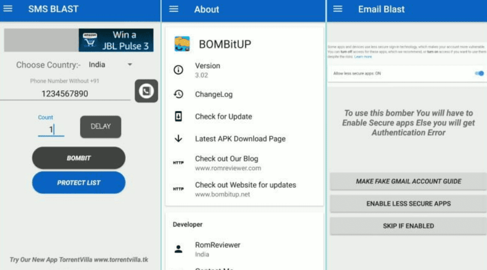 BOMBitUP Apk  Download Best SMS Bomber for Android  2023  - 44