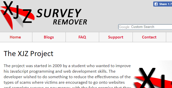 XJZ Survey Remover