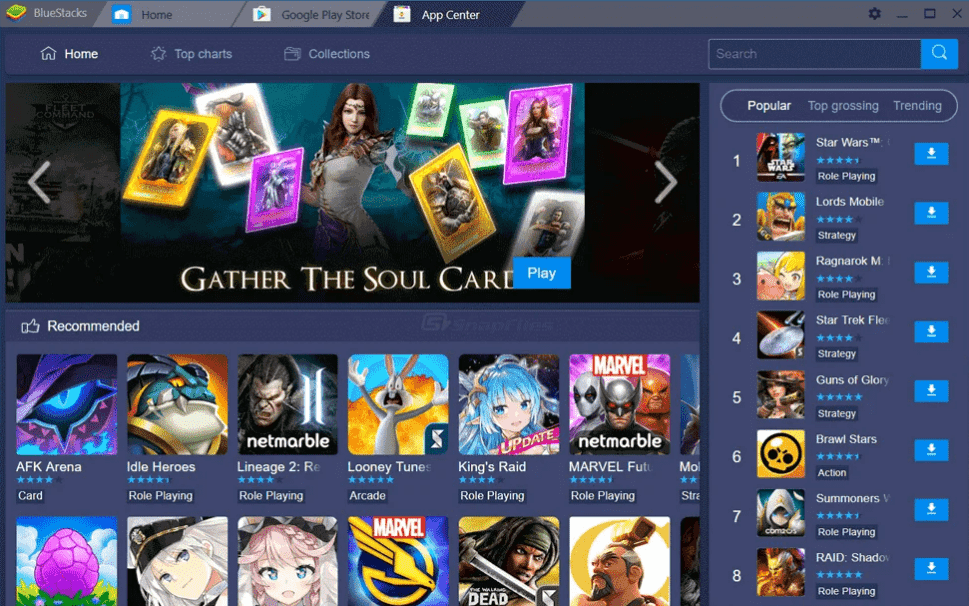 Bluestacks Emulator