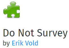 Do not Survey tool