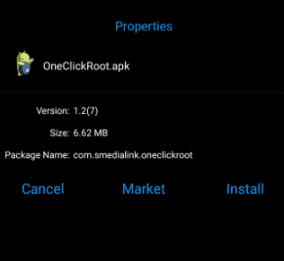 Install One Click Root APK