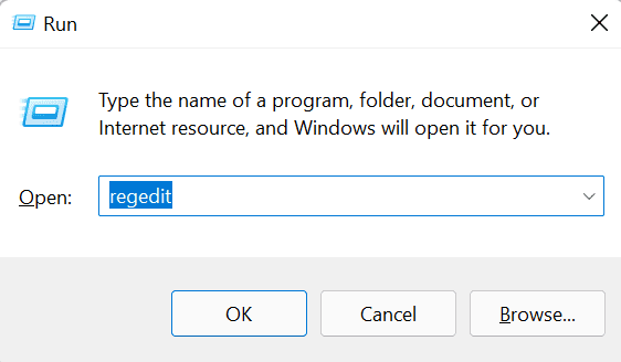 Regedit