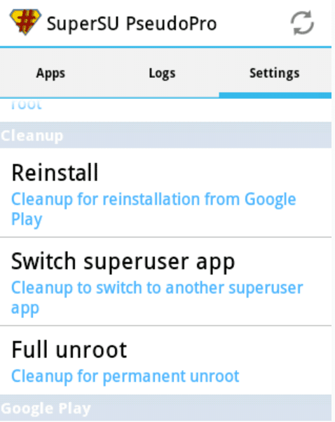 Unroot Your Smartphone
