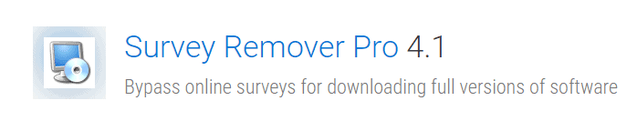 Survey Remover Pro