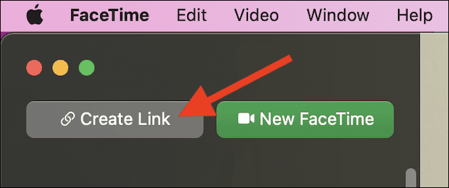 Facetime create a link