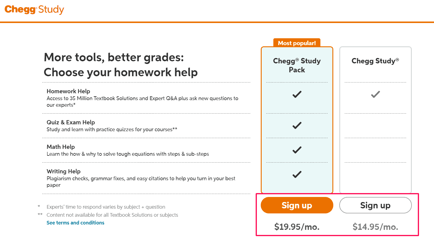 Get a Chegg Free Trial Account