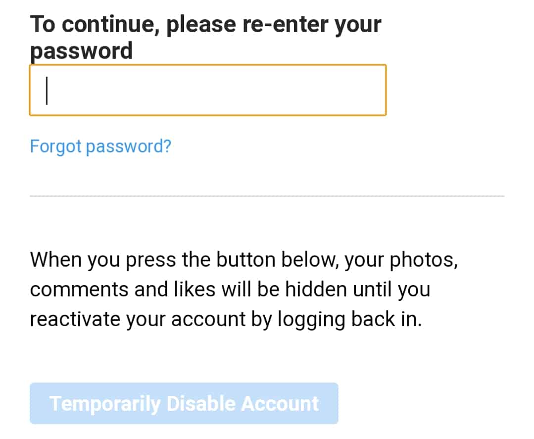 Delete Instagram Account Temporary and Permanent