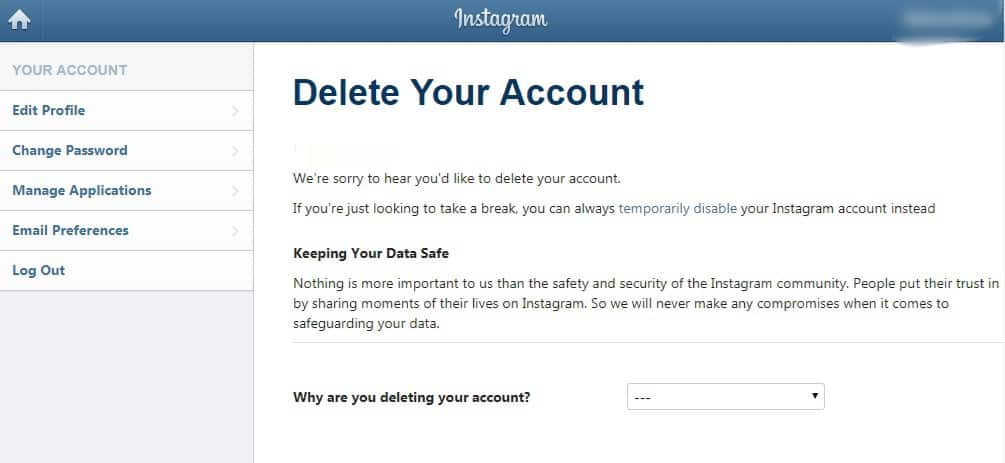 How to Delete Instagram Account Temporary or Permanent 2023 - 17