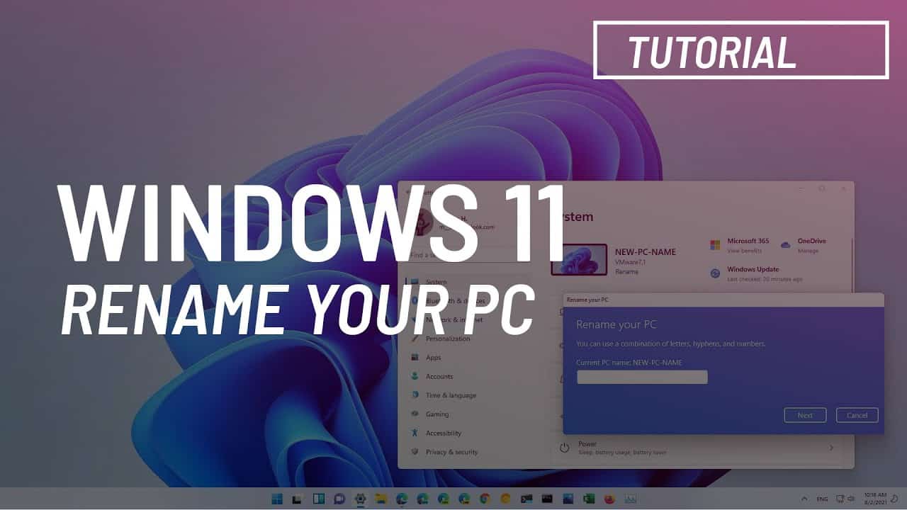How to Change Windows 11 PC Computer Name (2022)