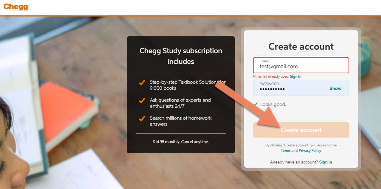 How to Get Chegg FREE Trial Account   2023  - 75