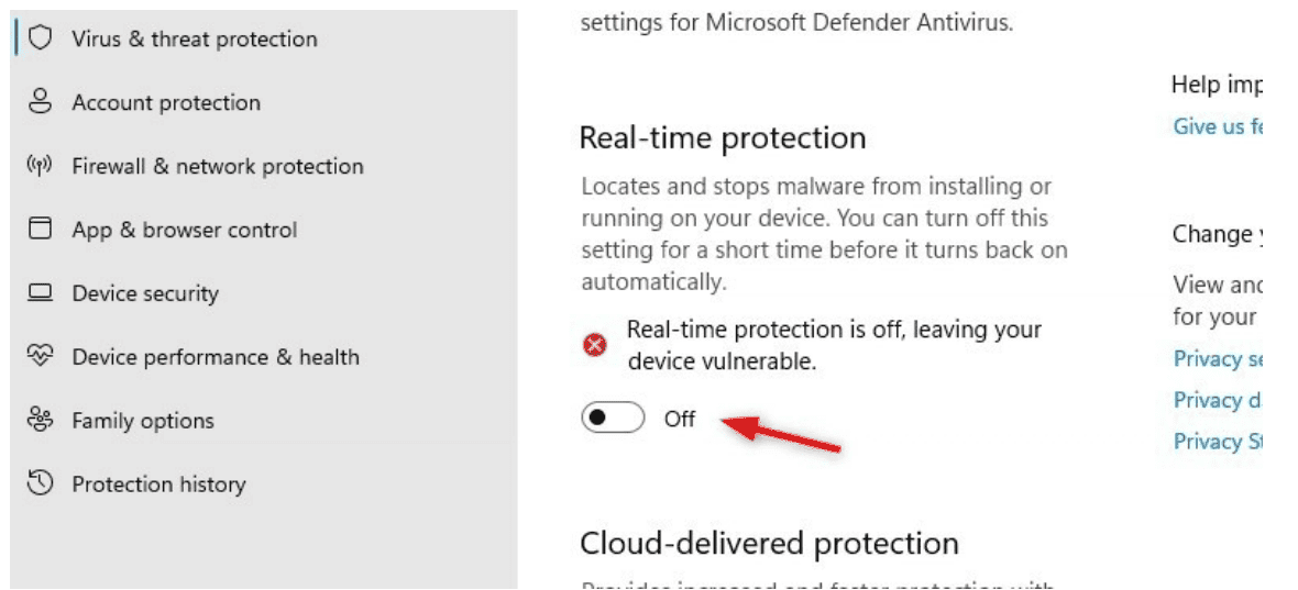 Disable Defender on Windows 11
