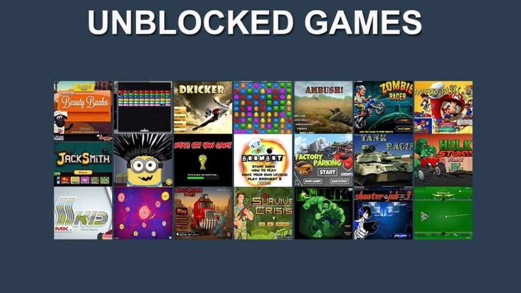 Best Unblocked Games Websites to Play in School 2024
